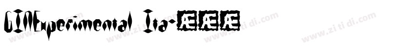 GINExperimental Ita字体转换
